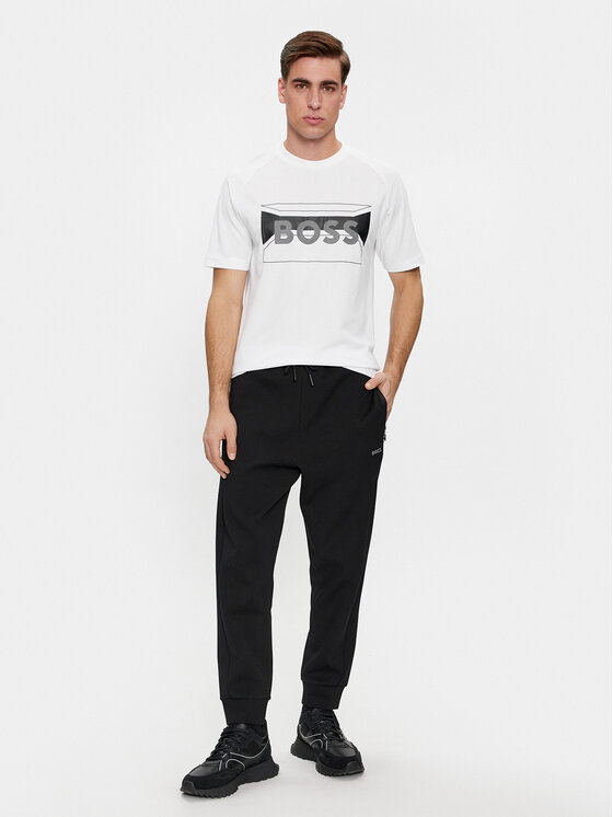 BOSS Boss T-krekls Tee 2 50514527 Balts Regular Fit