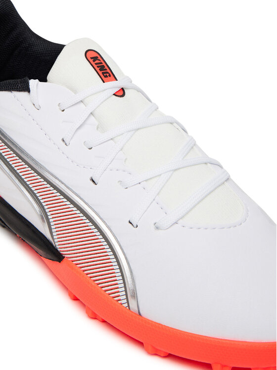 Puma Puma Buty do piłki nożnej King Match Tt Jr 108838 01 Biały
