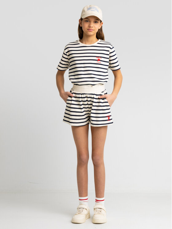 BIG STAR BIG STAR Szorty materiałowe MARUNASH Granatowy Basic Fit