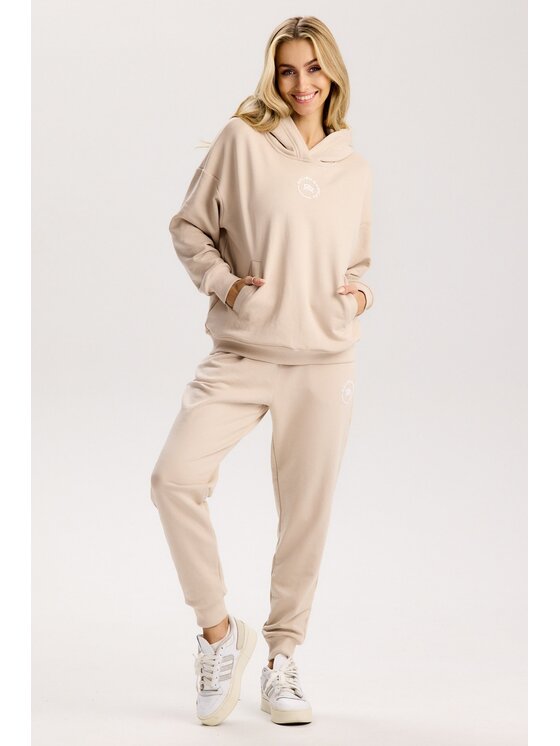 ROUGH RADICAL ROUGH RADICAL Spodnie dresowe COTTON ACTIVE JOGGERS WOMEN Beżowy Regular Fit