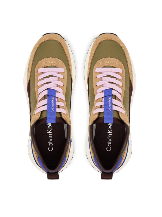 Calvin Klein Calvin Klein Снікерcи Hike Runner Mg Nylon Mix YW0YW02075 Зелений