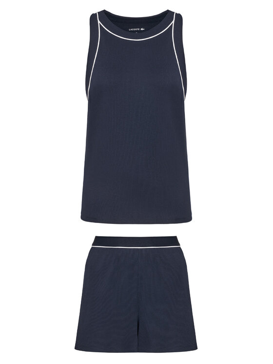 Lacoste Lacoste Pyžamo 4F8400 Tmavomodrá Regular Fit