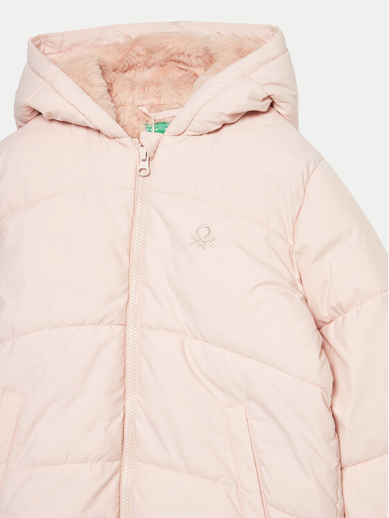 United Colors Of Benetton United Colors Of Benetton Zimska jakna 2SJ1GN03I Roza Regular Fit
