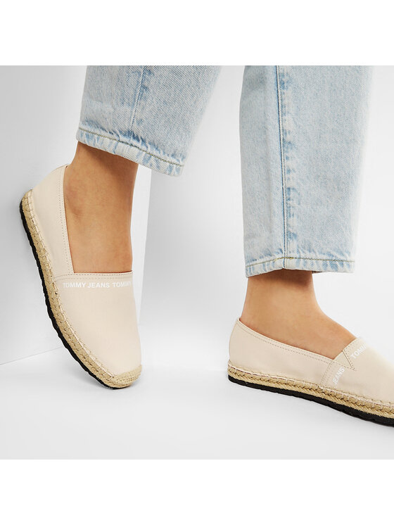 Tommy Jeans Tommy Jeans Еспадрили Essential Tommy Jeans Espadrille EN0EN01271 Бежов