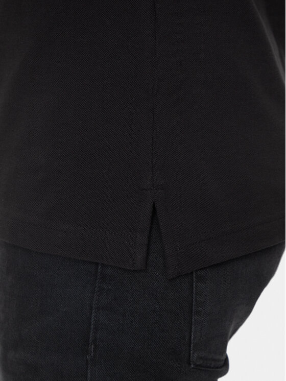 Versace Jeans Couture Versace Jeans Couture Тениска с яка и копчета 77GAGT00 CJ01T Черен Regular Fit