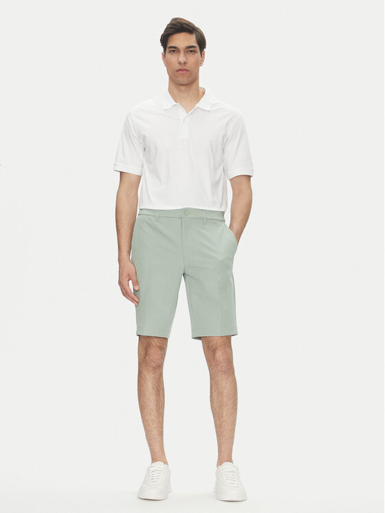BOSS BOSS Шорти з тканини S_Commuter_10.5 inch 50540337 Зелений Slim Fit
