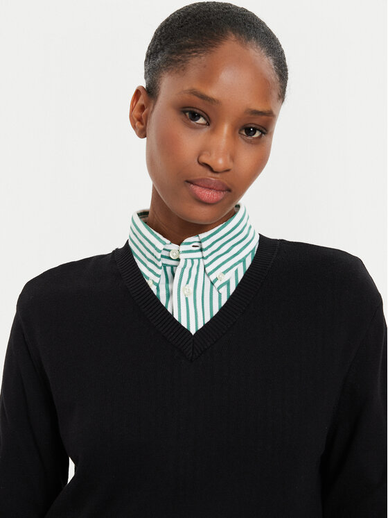 United Colors Of Benetton United Colors Of Benetton Pulover 103CD10BE Črna Regular Fit