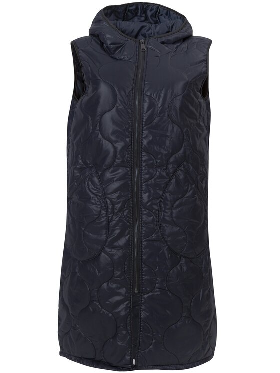 Perso Perso Bezrękawnik BLE225302F Granatowy Regular Fit