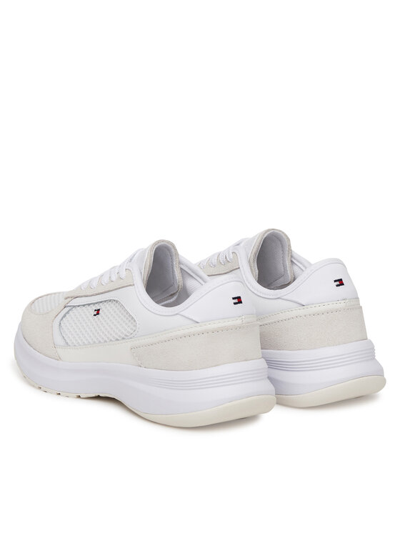 Tommy Hilfiger Tommy Hilfiger Sneakersy Sporty Runner FW0FW08644 Biały