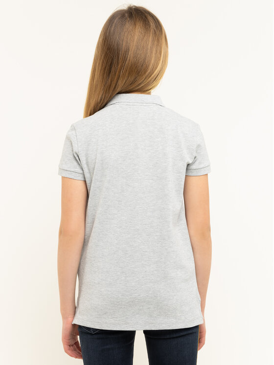 Tommy Hilfiger Tommy Hilfiger Тениска с яка и копчета Essential KG0KG04872 D Сив Regular Fit