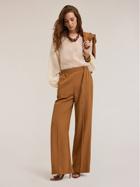 Motivi Motivi Blusa 20006000026N011 Crema Baggy Fit