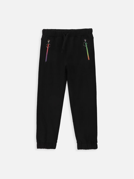 Coccodrillo Coccodrillo Долнище анцуг WC4120101JPK Черен Regular Fit