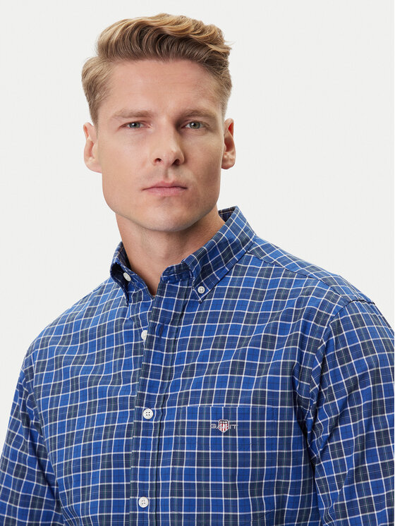 Gant Gant Hemd 3250213 Blau Regular Fit