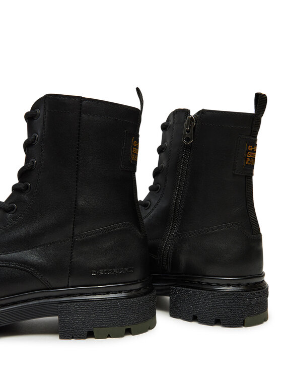 G-Star Raw G-Star Raw Schnürstiefeletten Kafey Biker High W D26643 Schwarz