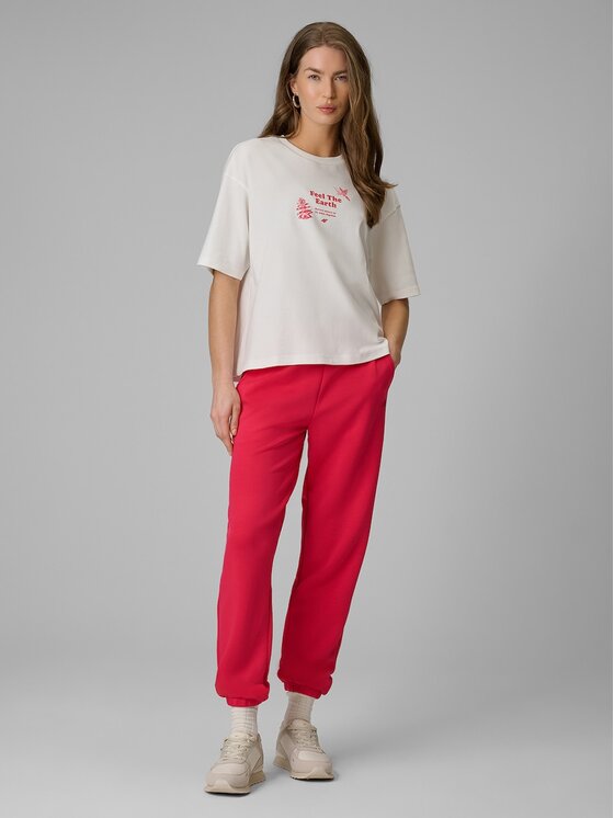 4F 4F T-Shirt 4FRSS26TTSHF3704-11S Bílá Regular Fit