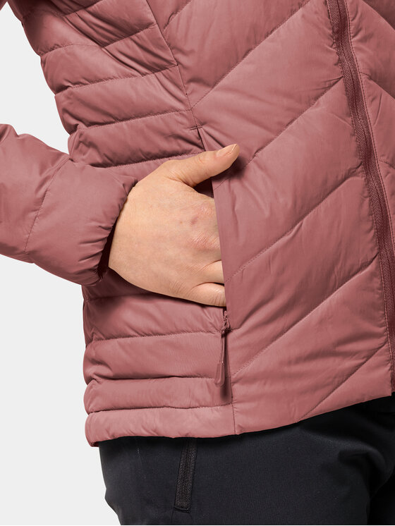 Jack Wolfskin Jack Wolfskin Pernata jakna Tundra Down Hoody 1206642 Ružičasta Slim Fit