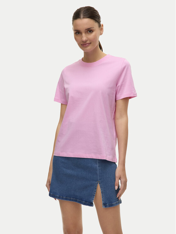 Vero Moda T-shirt Paulina 10316991 Rosa Regular Fit, taglia : S