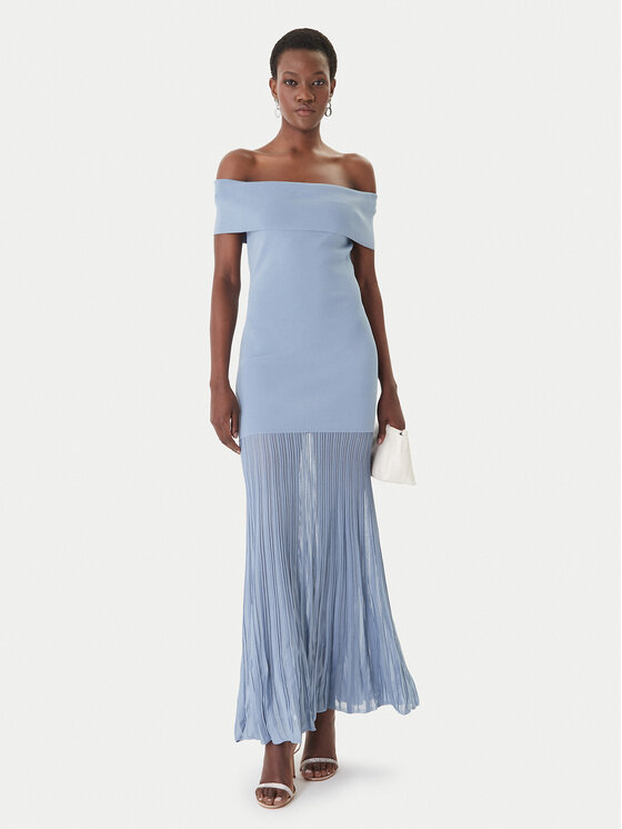 MICHAEL Michael Kors MICHAEL Michael Kors Strickkleid MS683HGBFD Himmelblau Slim Fit