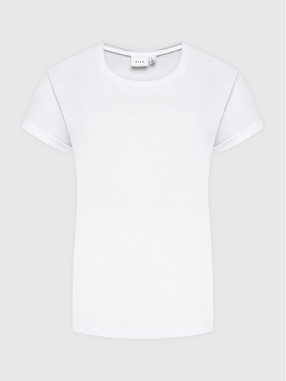 Vila Vila T-krekls Dreamers 14025668 Balts Regular Fit