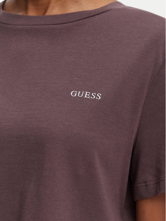 Guess Guess T-särk V6GI17 K2984 Pruun Regular Fit