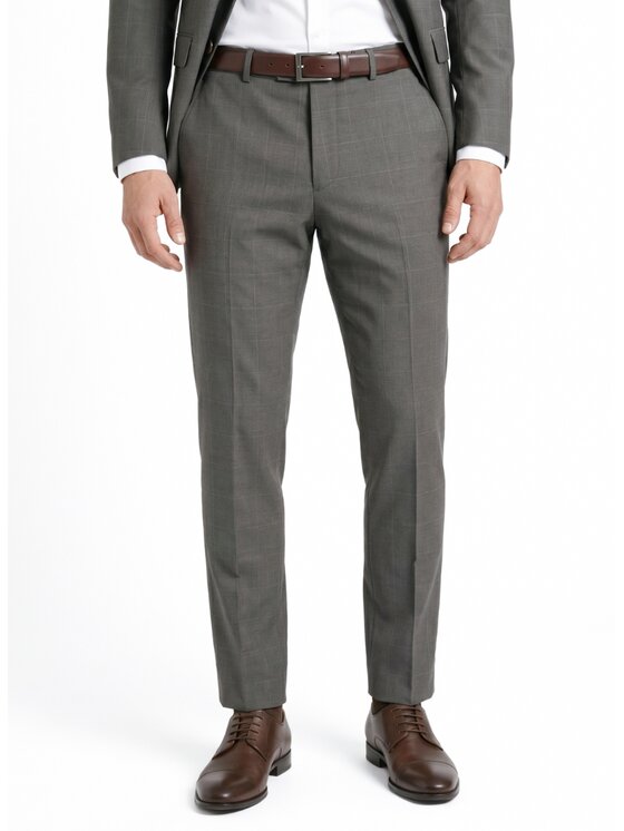 Pako Lorente Pako Lorente Spodnie garniturowe P26WF-6G-009 Szary Slim Fit