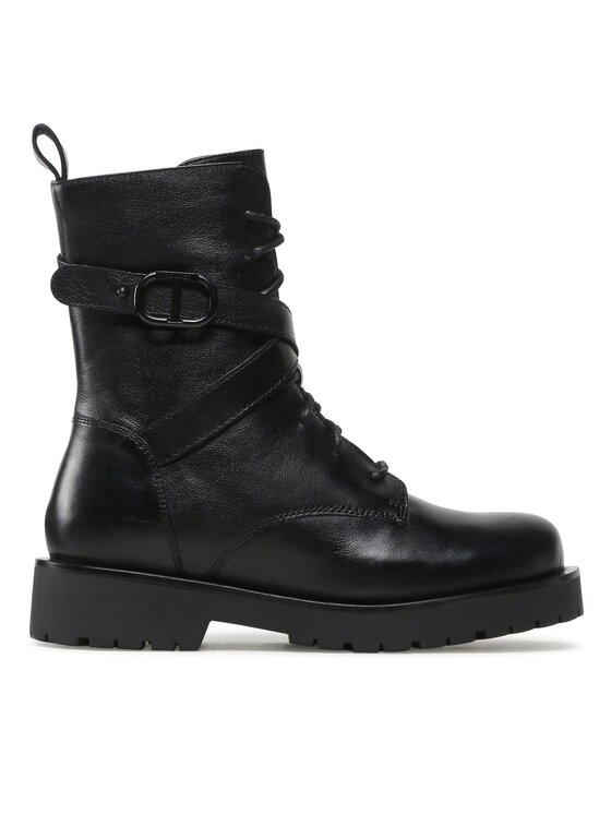 TWINSET TWINSET Μποτάκια 232TCP050 Μαύρο