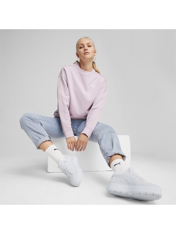 Puma Puma Bluza 677886 Fioletowy Regular Fit