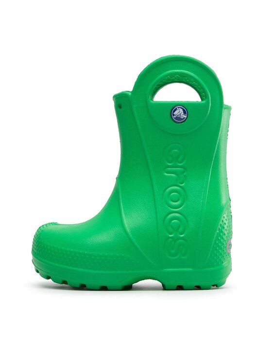 Crocs Crocs Gumene čizme Handle It Rain Boot Kids 12803 Zelena