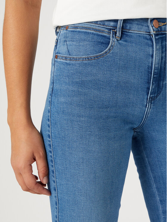 Wrangler Wrangler Jeansy Straight 658 W26RCY37N 112332359 Niebieski Regular Fit