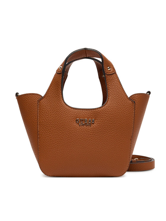 Guess Guess Дамска чанта Calista Mini HWBG73 34750 Кафяв