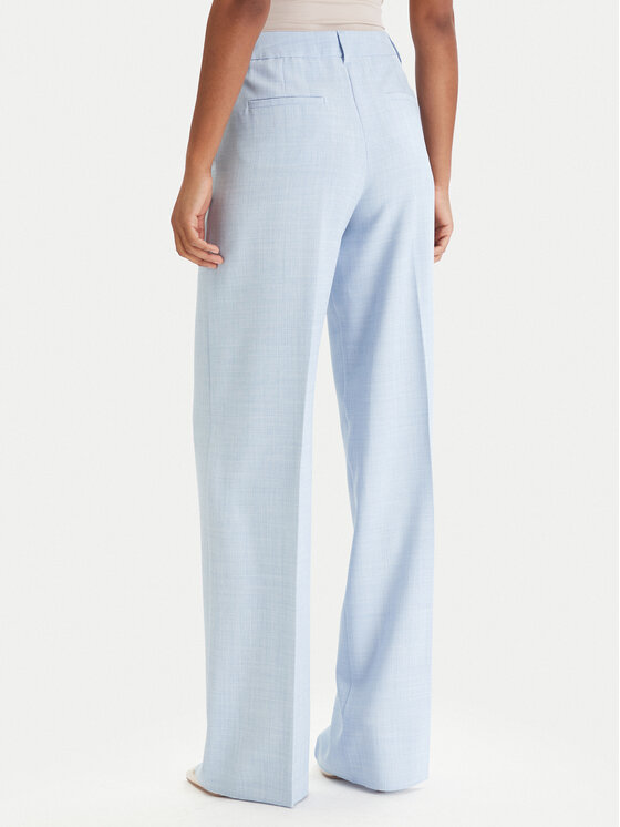 Marella Marella Bavlnené nohavice Giunchi 2613131101 Modrá Straight Fit