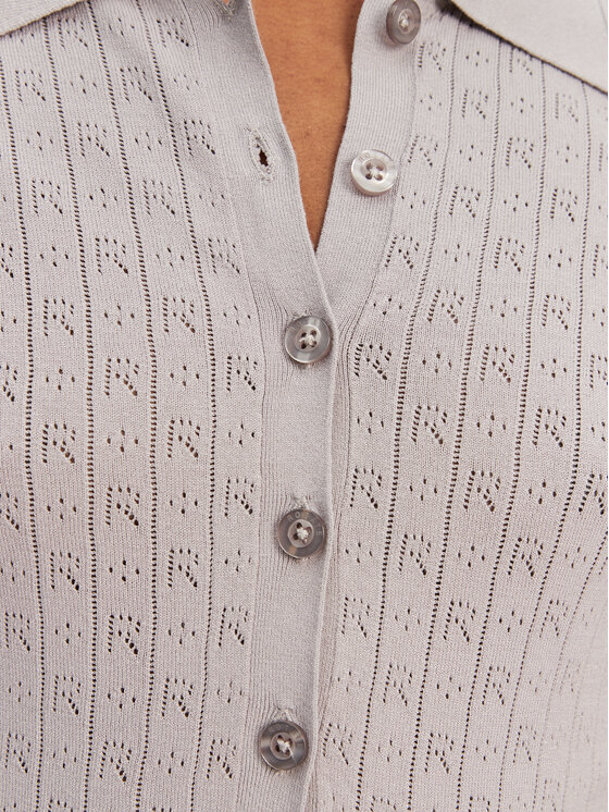 ROTATE ROTATE Svetr 113785039 Šedá Slim Fit