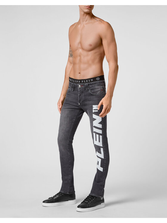 PHILIPP PLEIN PHILIPP PLEIN Jeans 7469 Grigio Straight Leg