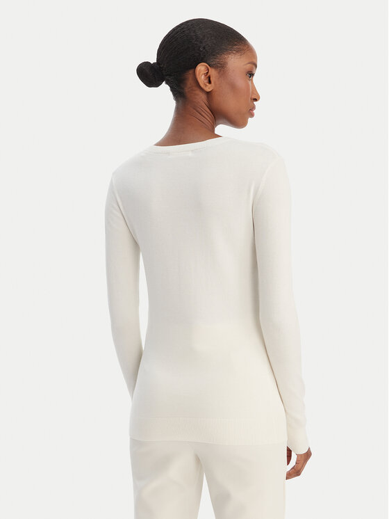 Guess Guess Πουλόβερ W6RR50 Z2NQ2 Εκρού Regular Fit