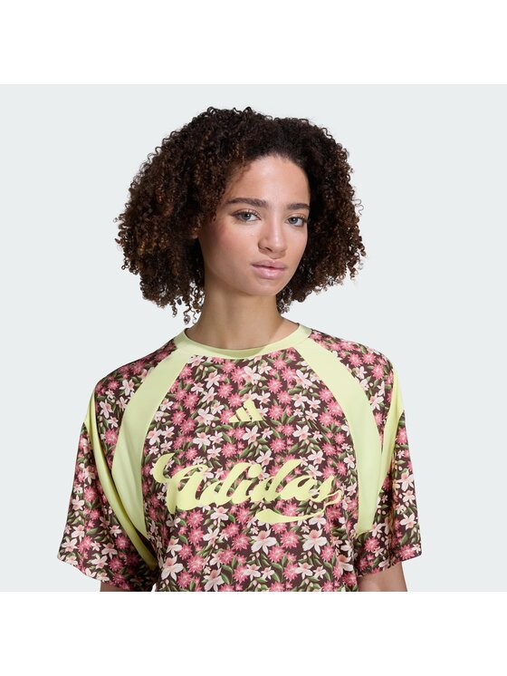 adidas adidas Marškinėliai Adidas X Farm Rio House Of Tiro KR0240 Rožinė Regular Fit