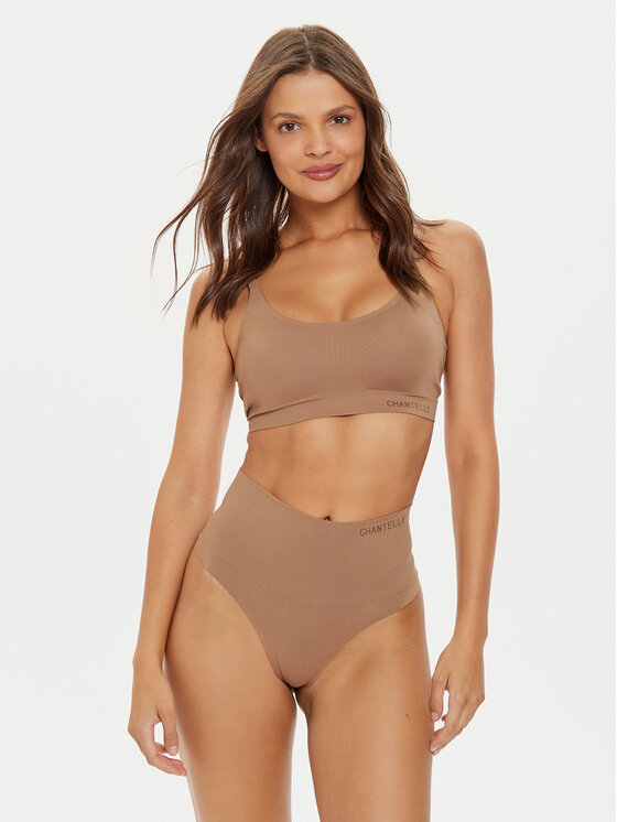 Chantelle Chantelle Lenjerie de corp modelatoare partea de jos Smooth Co C10U90 Maro