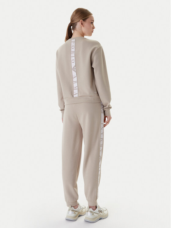 EA7 Emporio Armani EA7 Emporio Armani Trenerka 7W001157 AF12501 U6225 Bež Regular Fit