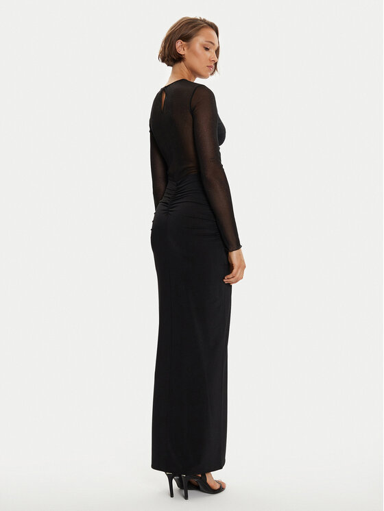 Simona Corsellini Simona Corsellini Večernja haljina A24CEAB060 Crna Slim Fit
