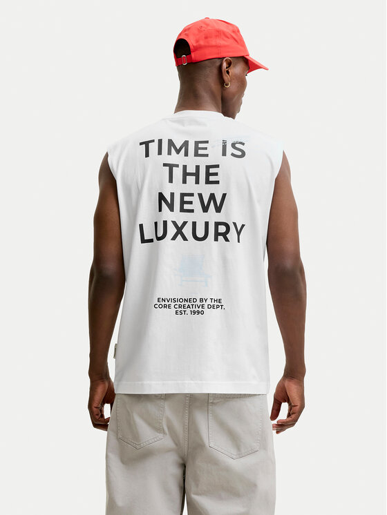 Jack & Jones Jack & Jones Tank top Eterna 12295670 Λευκό Loose Fit