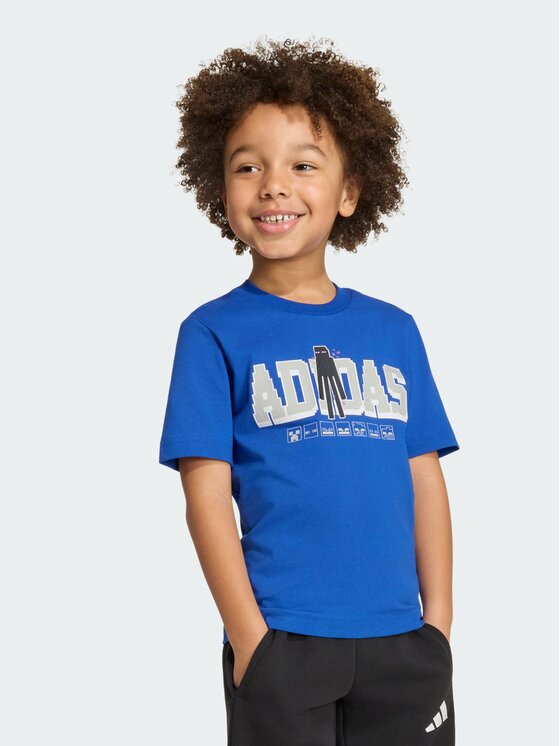 adidas adidas T-Shirt 164638 Niebieski Regular Fit