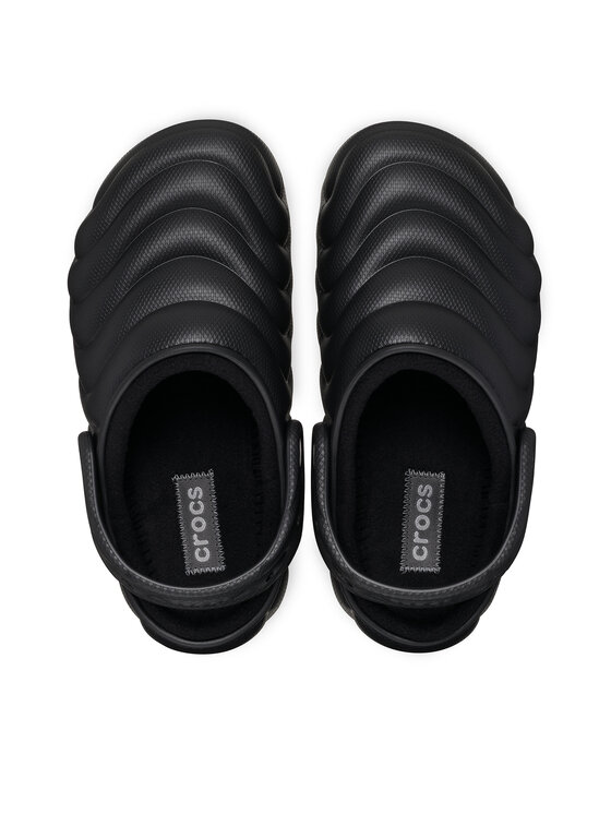 Crocs Crocs Klapki Classic Lined Overpuff Clog 210059 Czarny