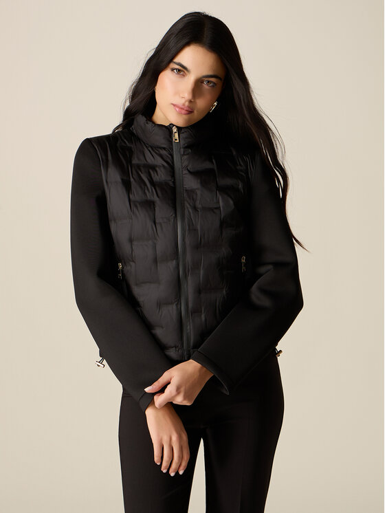 Oltre Oltre Kurtka puchowa F015R001497N033 Czarny Regular Fit