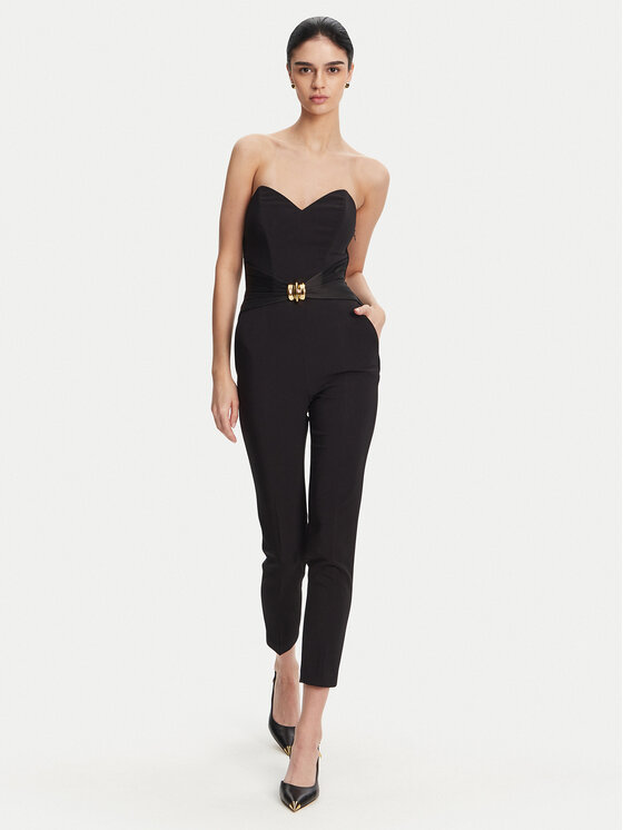 Elisabetta Franchi Elisabetta Franchi Kombinezon TU-039-51E2 Czarny Regular Fit