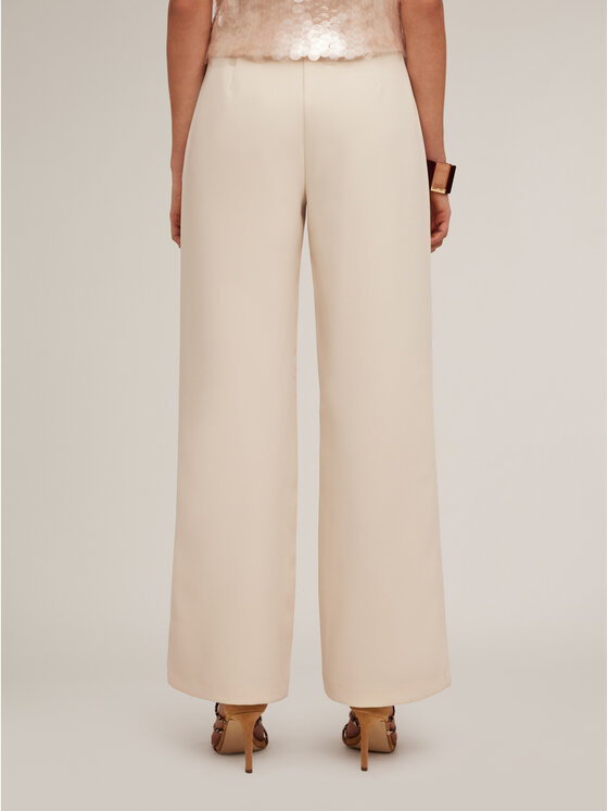 Motivi Motivi Pantaloni di tessuto P196Q003749N002 Bianco Over Fit