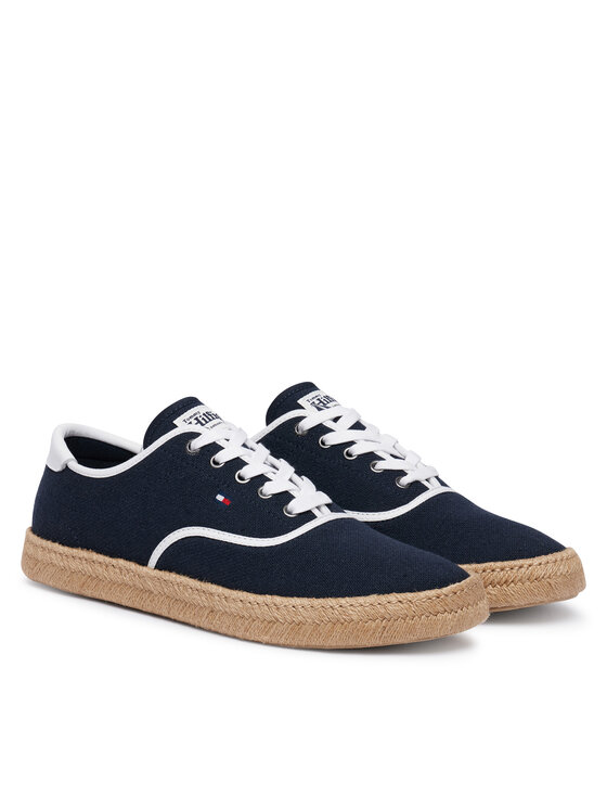 Tommy Hilfiger Tommy Hilfiger Espadrilles Th Hi Vulc Core Jutte Canvas FM0FM05872 Tumši zils