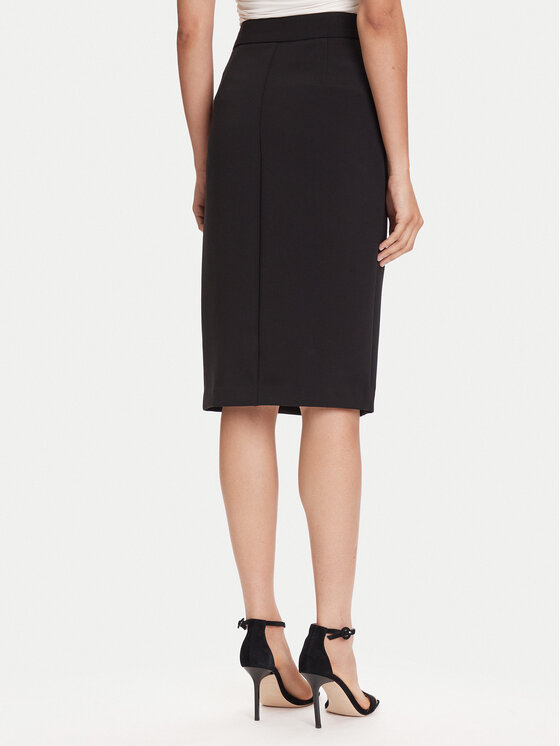 Marciano Guess Marciano Guess Midi sukňa 5YGD07 7357A Čierna Regular Fit