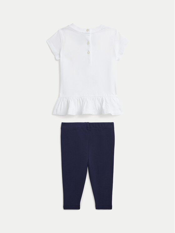 Polo Ralph Lauren Polo Ralph Lauren Sada t-shirt a legíny 310942863001 Tmavomodrá Regular Fit