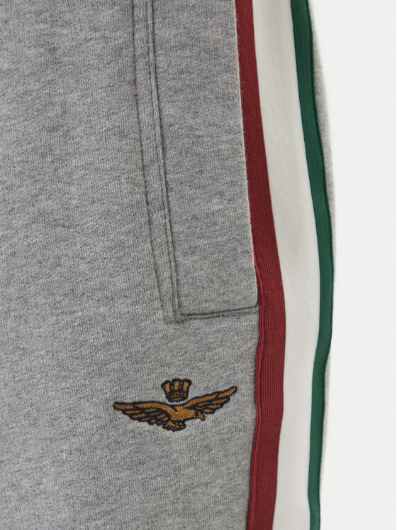 Aeronautica Militare Aeronautica Militare Sporta šorti 261BF0030UF00677 Pelēks Regular Fit