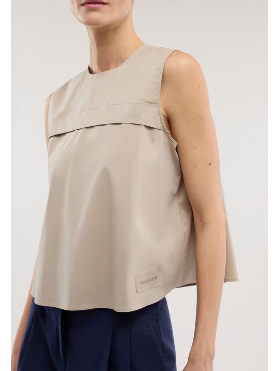 Trussardi Trussardi Camicia D460A000403N012 Crema Regular Fit