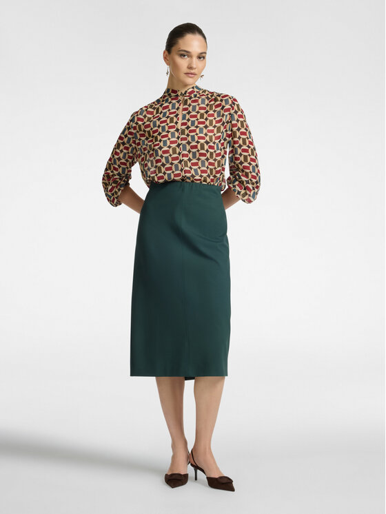 Elena Mirò Elena Mirò Blusa 2126P100162N001 Bordeaux Regular Fit